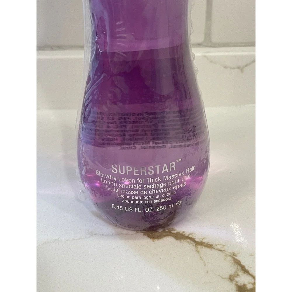 Tigi Bed Head Superstar Blowdry Lotion Thick Massive Hair 8.45 fl oz/250 ml New